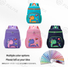 Wholesale Lightweight Kindergartens Children's Double Shoulder Student Backpack Custom Cute Cartoon Dinosaur School Bag