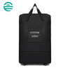 Wholesale Custom Unisex Large Capacity Foldable Expandable Travel Luggage Rolling Wheeled Trolley Backpack Duffel Bag