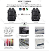 Head Short-distance Hiking Mountaineering Bags Shoulder Pu Leather Shoulder Bag Outdoor Multifunctional Travel Backpack