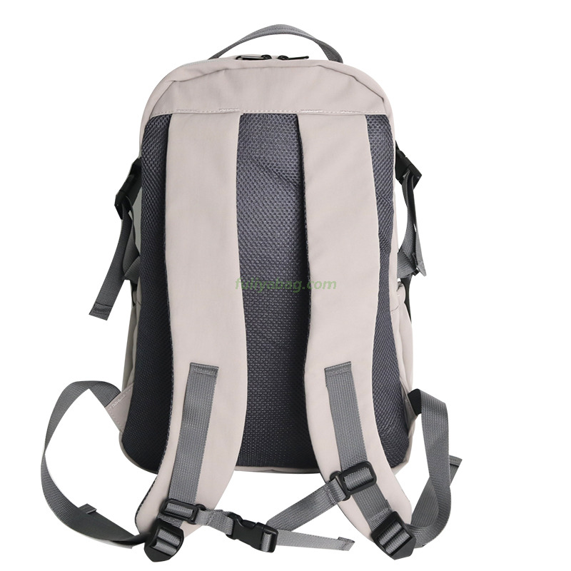 Custom Casual Nylon Light Hiking Backpack Junior High College Students' Large Capacity Schoolbag Simple Sports Backpack
