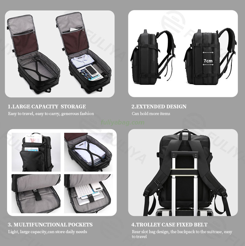 Factory College Office Business Travel Stylish USB Waterproof Computer Rucksack Smart Laptop Bags Back Packs Backpack