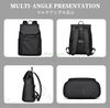 Waterproof Large Capacity Travel Laptop Backpack Luxury Pu Fabric Men's School Backpack Suitable for Daily Business Trip