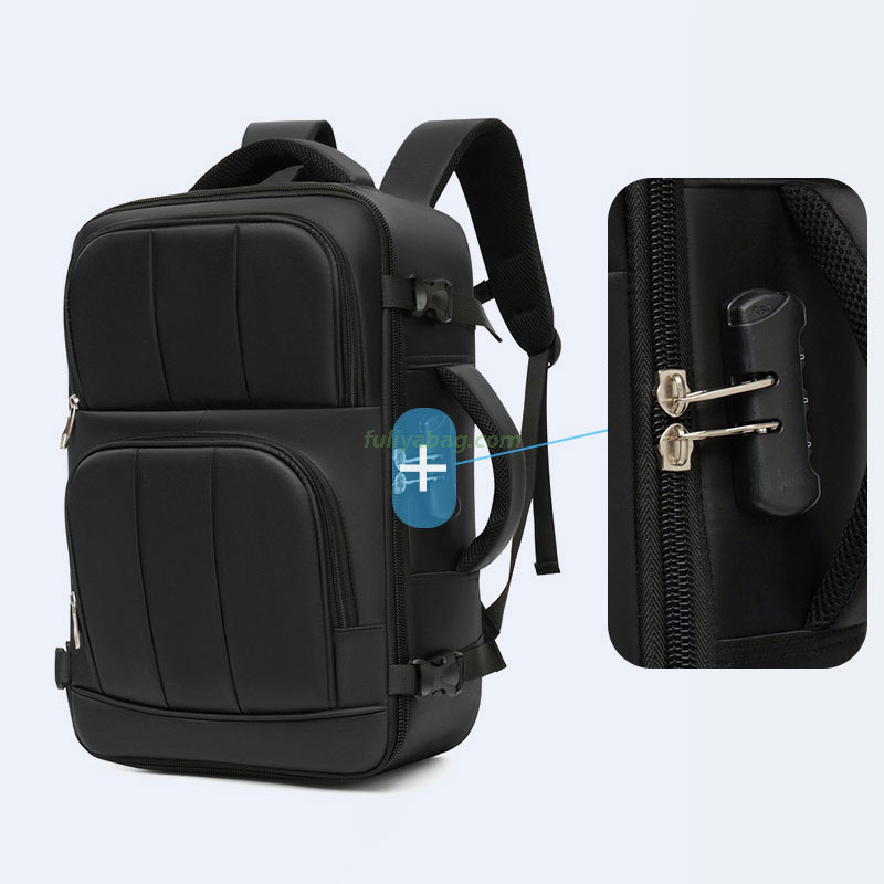 Custom Logo Multifunctional 15.6 Inch Casual Business Men Anti Theft Large Capacity Business Travel Laptop Backpack Bag