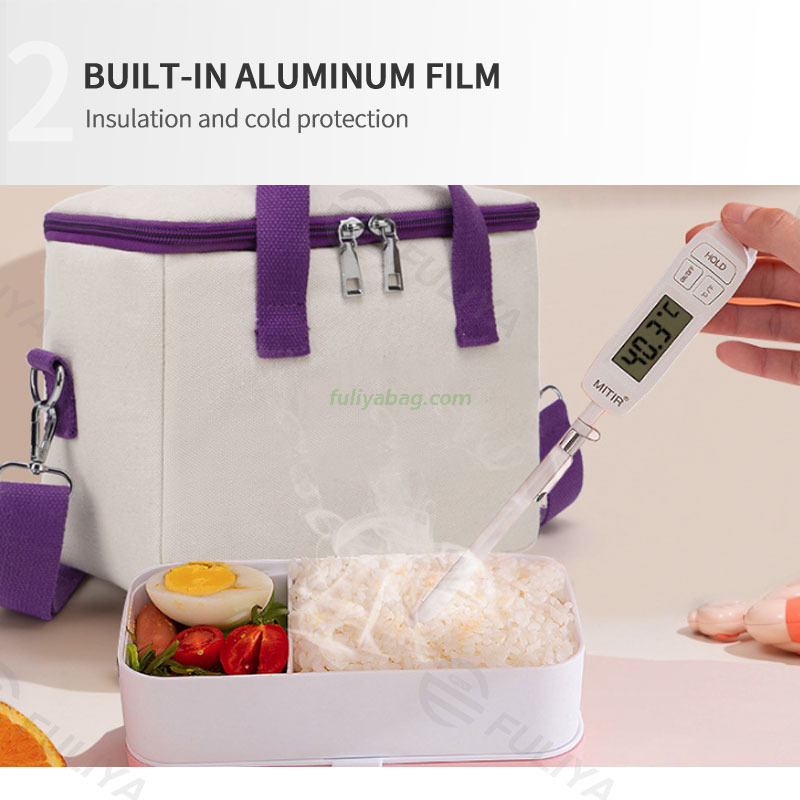 Reusable Adults Men Women Lunch Box Waterproof Crossbody Tote Insulated Cooler Bag Portable Storage Bag for Mothers
