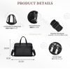 Custom Logo Waterproof Men Laptops Notebook Messenger Bag Pu Leather Crossbody Bag Business Briefcases for Lawyers