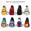 Multi Type Colorful Chest Bags Fashion Casual Anti Theft Messenger Crossbody Bag Sling Backpack For Boys And Girls