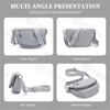 Wholesale Polyester Fibre Foldable Daily Casual Large Capacity Fanny Pack Belt Bag Outdoor Sport Cross body Bag