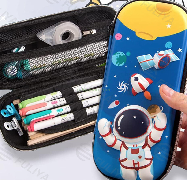 Custom Design Print School Stationery Pencil Box Bag Cartoon Anime Cute Pencil Case Zipper Bag for Boys Girls