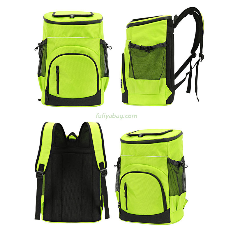 Custom 30L Leakproof Large Capacity Insulated Thermal Bag Wine Bottles Beer Carrier Cooler Backpack For Picnic Camping
