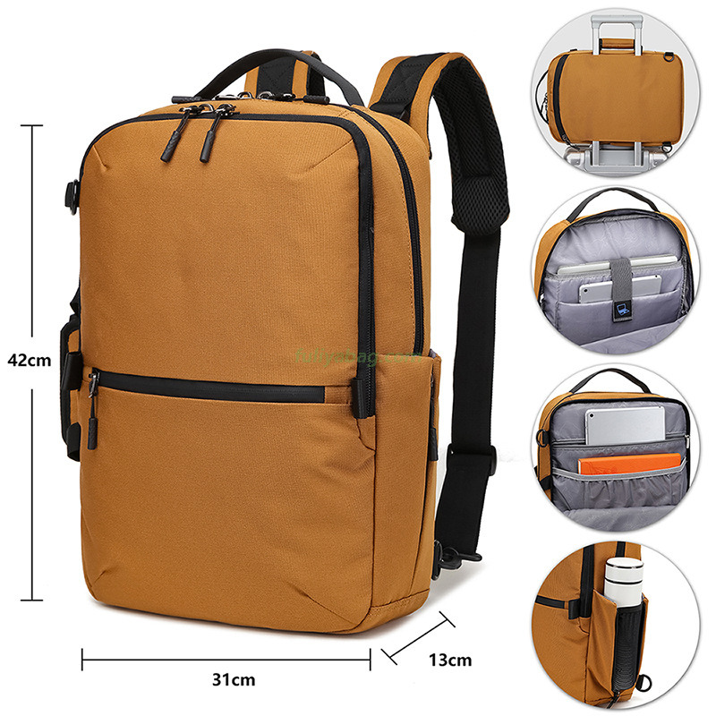 Costom Large Capacity Multifunctional Oxford Backpack Anti-theft Smart Laptop Backpack Business Travel Backpack