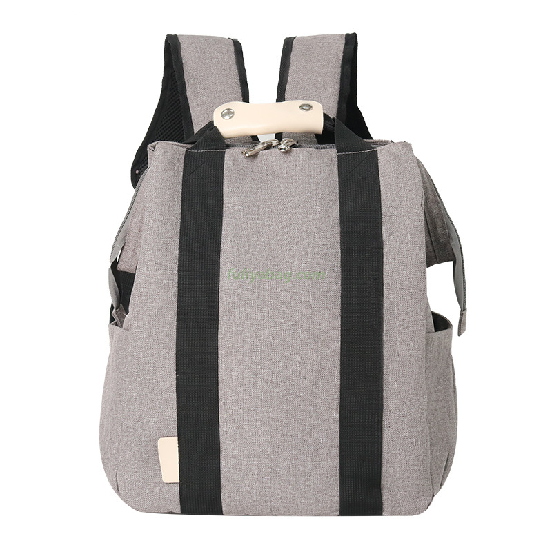 Multifunction Custom Luxury Insulated Layer Tote Nappy Mommy Bag Waterproof Travel Mummy Baby Diaper Bag Backpack