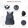 Unisex Durable Waterproof Zipper Polyester Large Capacity Laptop Backpack Comfortable Lightweight Travel Causal Backpack