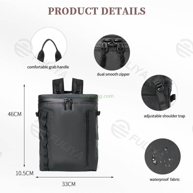 OEM Outdoor Sports Travel sacs a dos Backpacks Multi-layer Black Packsack Hiking Bagpack Laptop Bags for Men