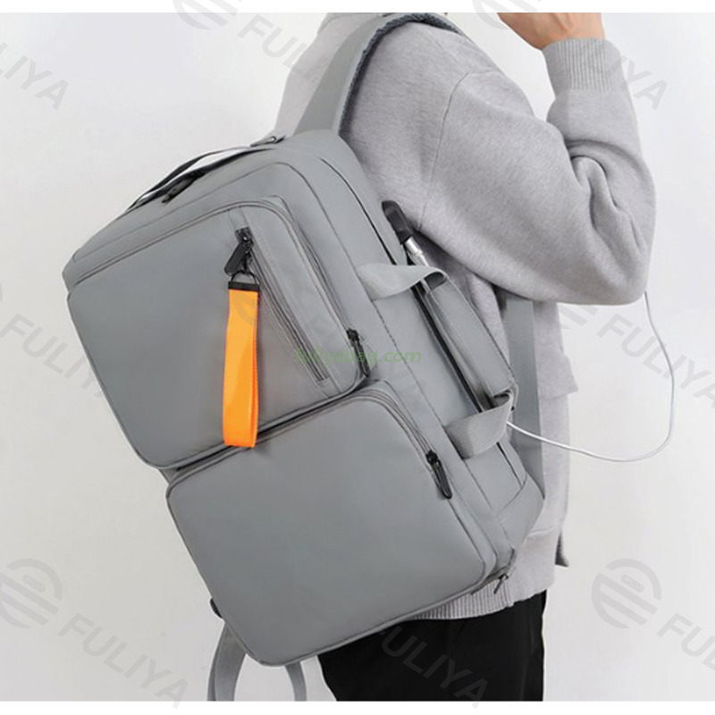 Custom Logo Casual Shoulder Backpack Large Capacity Schoolbag Multi Functional Business Travel Laptop Backpack Bag