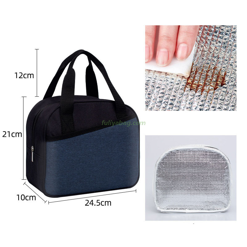 Custom Waterproof Children School Office Lunch Box Cooler Tote Bag Portable Insulated Lunch Bag for School Kids Adults