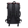 Factory Wholesale Vintage Outdoor Travelling Waxed Canvas Large Capacity Hiking Laptop Backpack