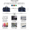 Custom Logo Waterproof Extra Large Oxford Travelling Bags Trolley Luggage Bag Folding Travel Bag Rolling Suitcase