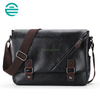 OEM ODM Luxury Handbags Waterproof PU Leather Casual Business Men's Messenger Crossbody Shoulder Document Bag