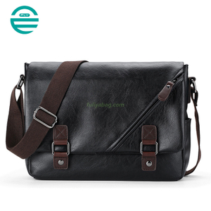 OEM ODM Luxury Handbags Waterproof PU Leather Casual Business Men's Messenger Crossbody Shoulder Document Bag