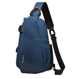 Motorcycle Shoulder Crossbody Bag Multi Functional Men Adjustable Strap Waterproof Travel Sport Chest Bag for College Boy