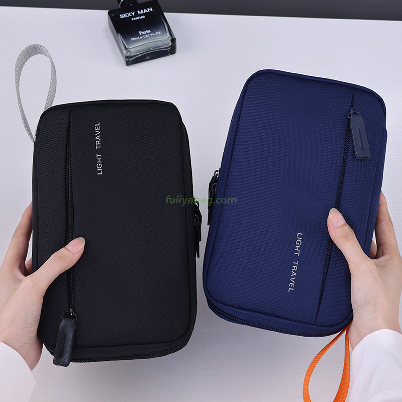 Wholesale Custom Portable Women Men's Wash Bag Cosmetic Makeup Shave Toiletry Organizer Pouch Travel Kit Storage Bag
