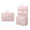 Fuliya Multifunctional Waterproof Hanging Suitcase Organizer Fashionable Zipper Clothing Underwear Socks Travel Storage Bag