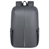 High Capacity Business Backpack Fashion Design Waterproof Zipper Closure Leather Reflective Strip Men's Laptop Backpack