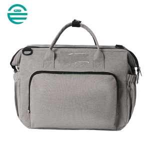 Luxury Big Capacity Foldable Diaper Bags Mummy Baby Bag Tote Travel 3 in 1 Portable Diaper Bag with Bassinet