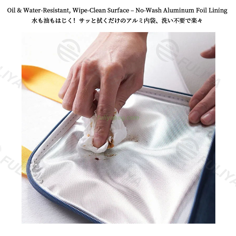 Wholesale Waterproof Portable Thermal Insulation Picnic Cooler Meal Bags Kids School Office Insulated Lunch Bento Bag