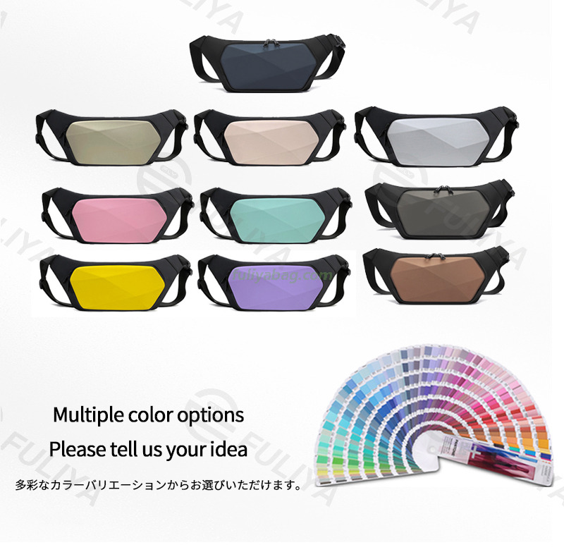 Wholesale Hard Shell Small Waterproof Chest Bags Fanny Pack Anti-theft Sling Crossbody Bag for Male Women Travel