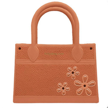 Customize Printing Square Women's Shopping Waterproof Handbags Silicone Shoulder Bag Rubber Eva Tote Beach Bag