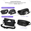 Men's Large Capacity Waterproof PU Leather Ultralight Shoulder Crossbody Bags Fashion Hiking Riding Travel Chest Bags