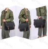 Unisex Custom Logo Retro Thickened Men's Shoulder Crossbody Bag School Handbag Large Canvas Messenger Bag