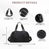 Luxury Men's Large Capacity Business PU Duffel Bag Fitness Waterproof Outdoor Travel Gym Bag With Shoes Compartment