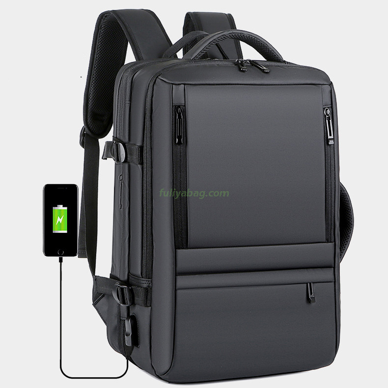 New Mens School Back Pack Women Waterproof Anti Theft Smart Expand Laptop Business Backpack With USB Charging Port