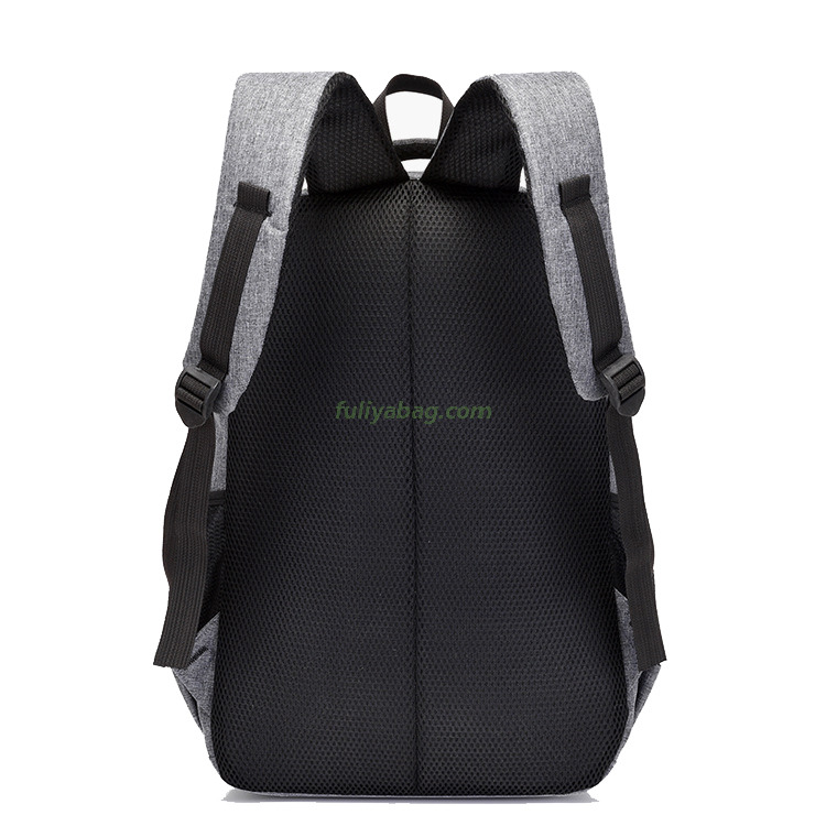 Solid Color Nylon Business College Shoulder Bag Portable Lightweight Universal Computer Schoolbag Laptop Backpack 