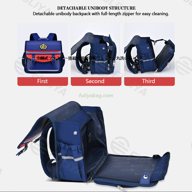 New Design British Style Children's Schoolbag Lightweight Water-Repellent Primary Nursery Students Kids School Bags