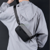 Custom Logo Adjustable Strap Small Crossbody Fanny Pack Pouch Trendy Chest Bag Sports Outdoor Travel Mens Waist Bag