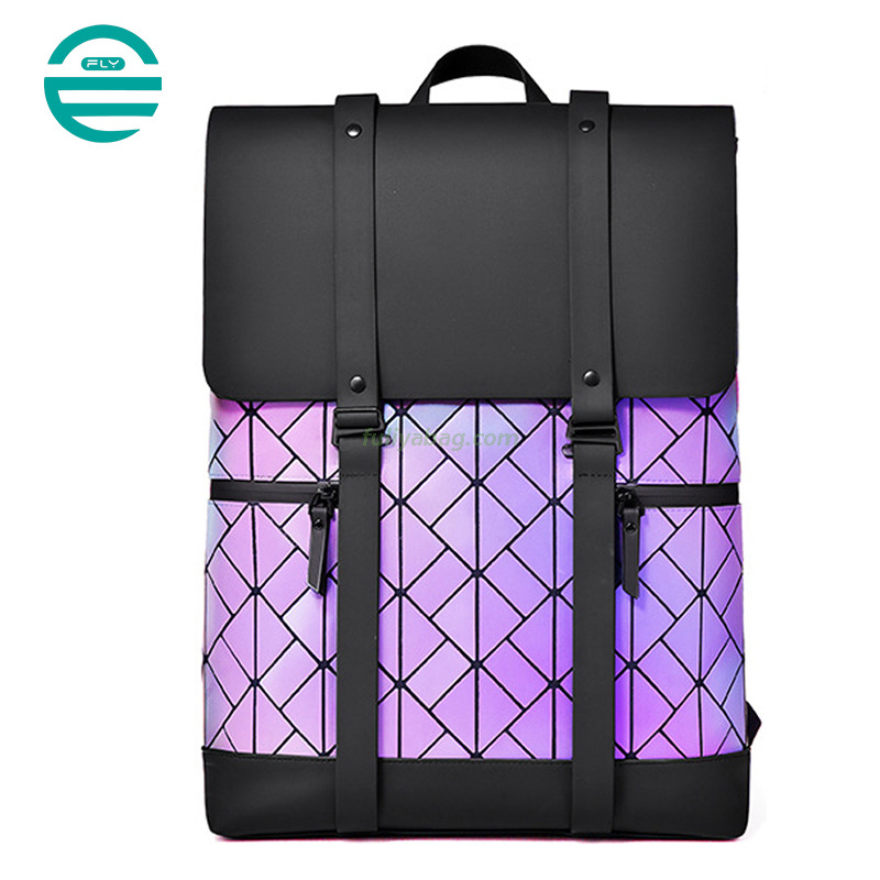 Computer Backpack Waterproof PU Leather Casual Business Notebook Interlayer Bag Laptop Backpack for Men