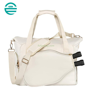 Luxury Women Men White Custom Gym Badminton Pickleball Paddle Racket Bag Outdoor Fitness Gym Racquet Sport Bags