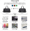 Unisex Large Capacity Portable Luggage Trolley Sleeve Duffel Bag Waterproof Outdoor Fitness Sports Travel Business Bag