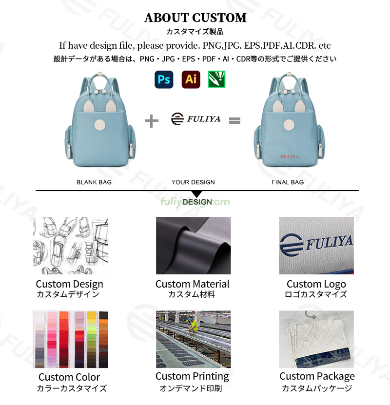 Custom Large Capacity Baby Outing Travel Handbag Women Backpack Insulated Mother Bag Dry Wet Separation Mummy Bag