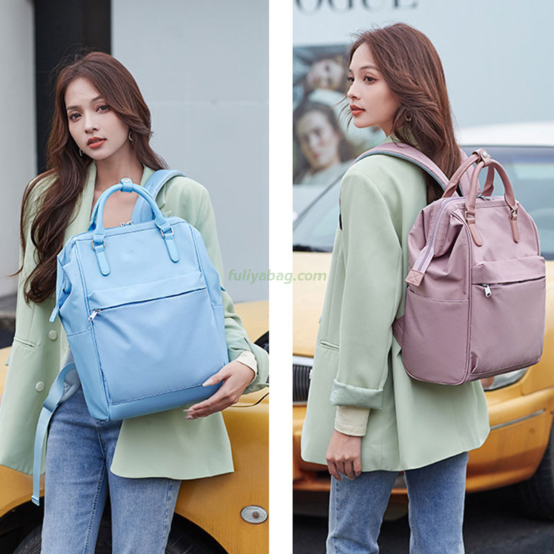Large Capacity Casual Fashion Backpack Waterproof Zipper Closure Perfect School Travel Laptop Backpack for Women Men
