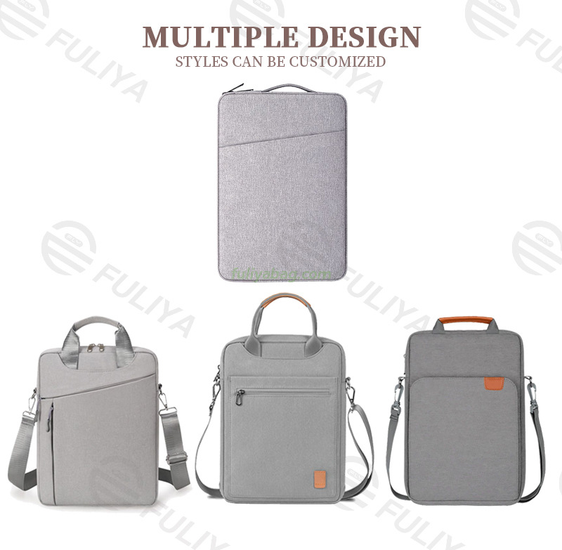 Custom Logo Waterproof Crossbody Shoulder Bag Unisex Notebook Handbag Briefcase Tablet Tote Laptop Sleeve Bag