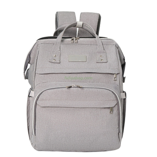 Wholesale Baby Mummy Diaper Bag USB Charging Port Portable Outting Women Backpack Folding Bed Mommy Bag