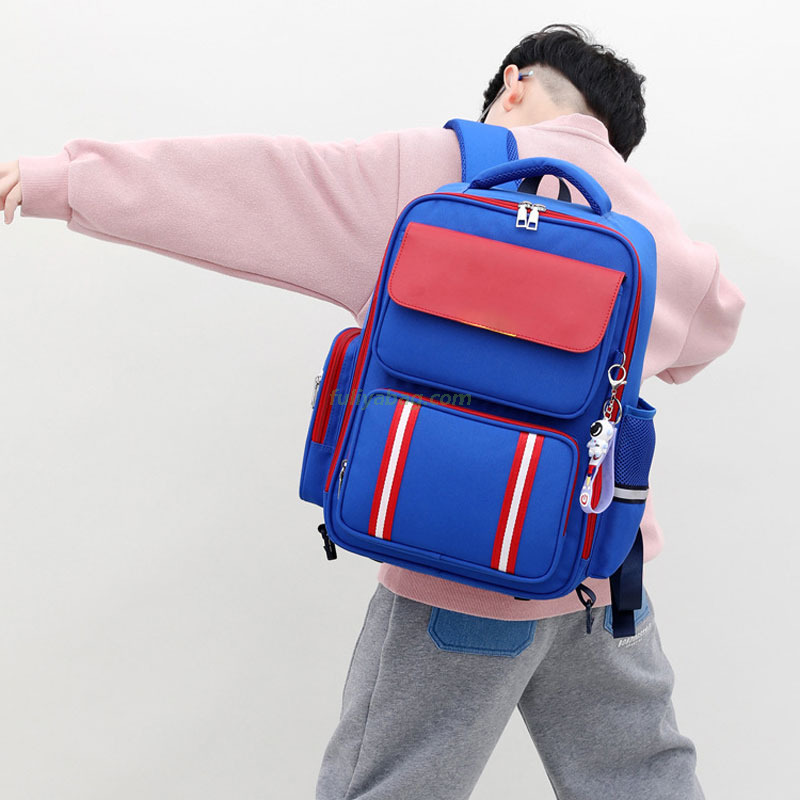 Custom Large Capacity Kids Boys Girls Rolling Trolley Backpacks Primary Student Children School Bags With Wheel