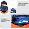 Wholesale Custom Team Training Bags High School Casual Sports Backpacks Gym Multi Space Men Ball Football Soccer Bags