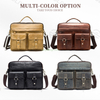 Luxury Vintage Leather Retro Handbags Casual Business Office Laptop Shoulder Bag Men’s Messenger Bags Briefcase