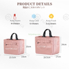 Collapsible Insulated Lunch Bento Bag Leakproof Soft Portable Tote Bag Outdoor Travel Hiking Beach Picnic Cooler Bag