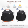 Factory Custom OEM ODM Insulated Ice Pack Lunch Cooler Bag 600D Oxford Thermal Bento Bag for Kids Adults Picnic Lunch
